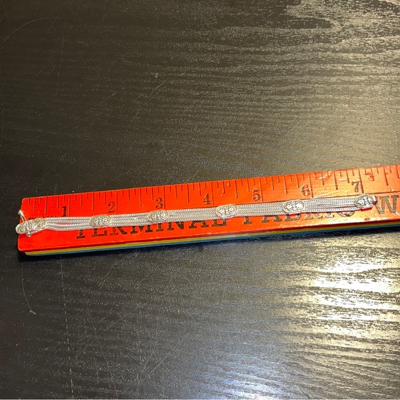 Vintage 925 sterling silver bracelet 13 grams 7” - Picture 8 of 12